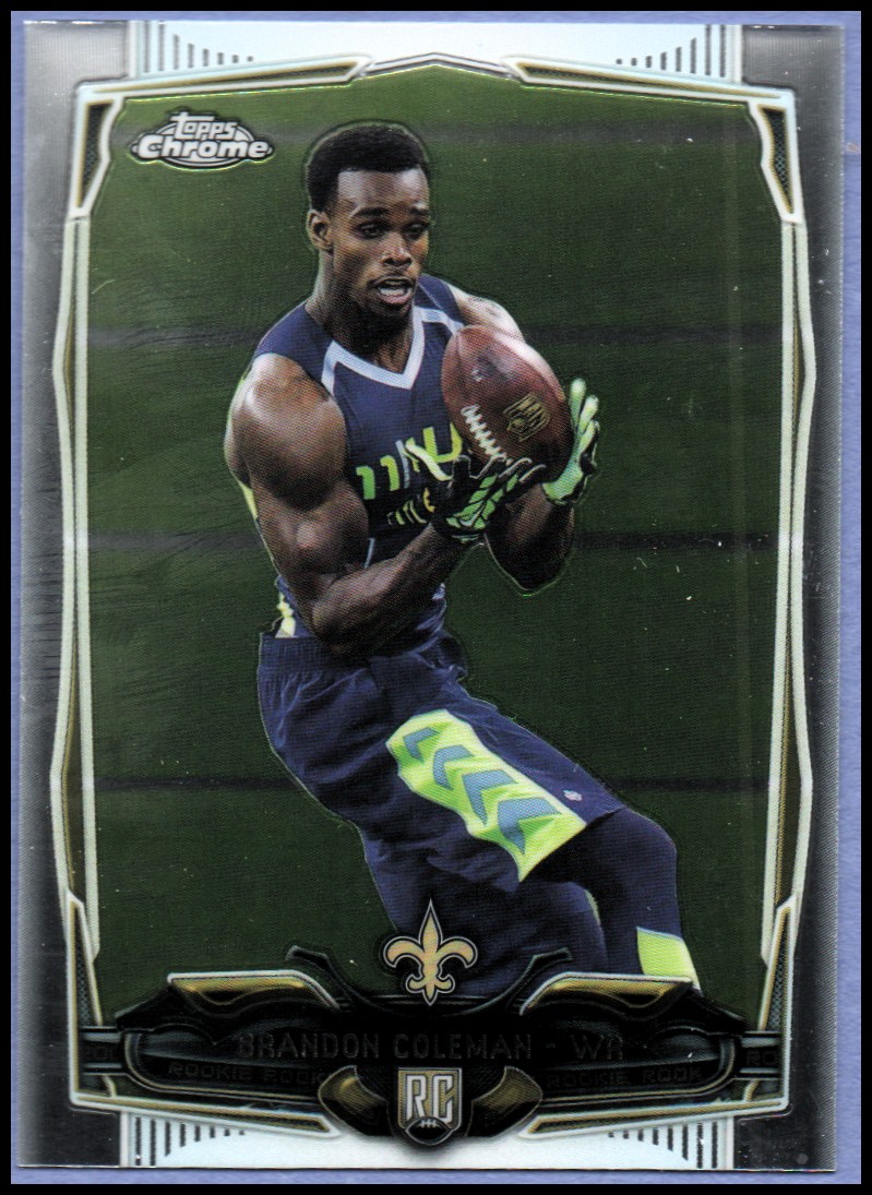 2014 Topps Chrome Football Part 1 Main Set Cards #1 to #220 - Picture 282 of 415