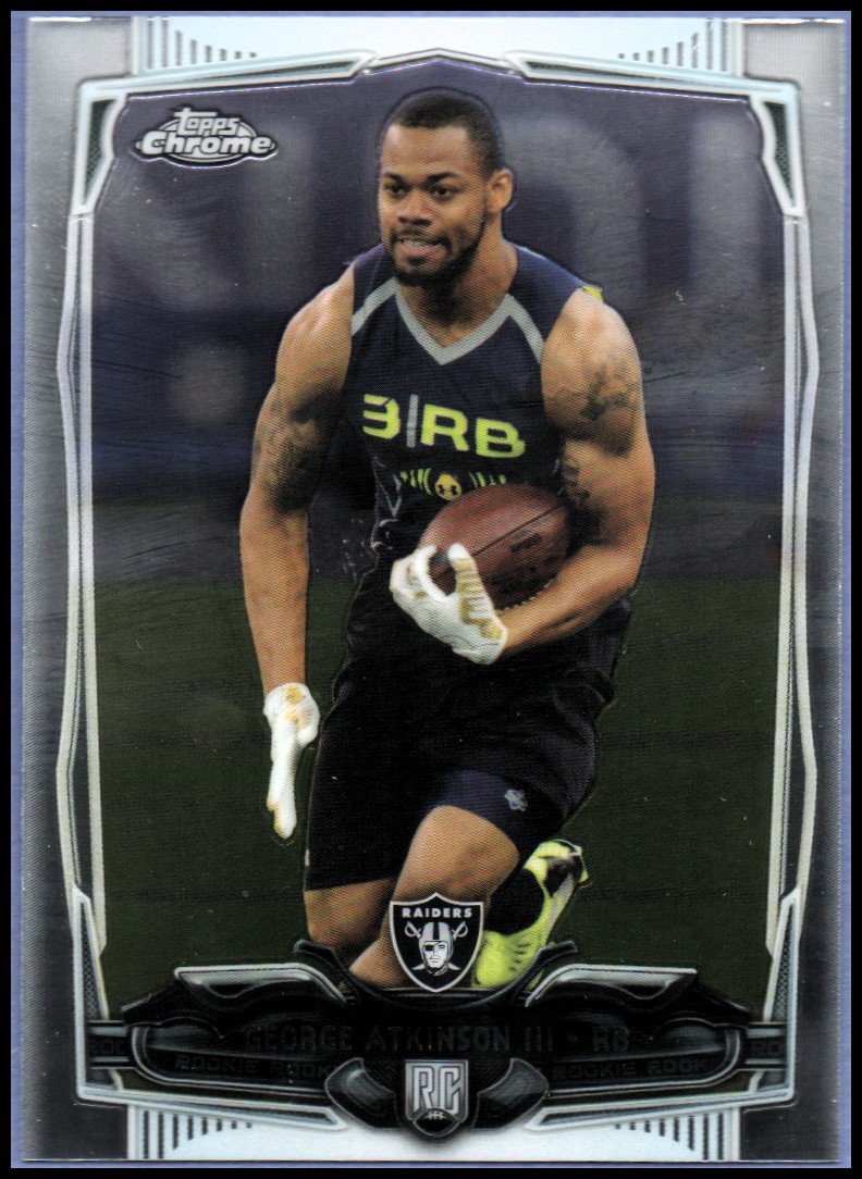 2014 Topps Chrome Football Part 1 Main Set Cards #1 to #220 - Picture 284 of 415