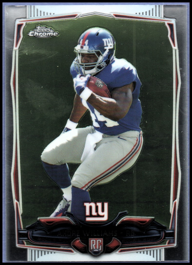 2014 Topps Chrome Football Part 1 Main Set Cards #1 to #220 - Picture 294 of 415