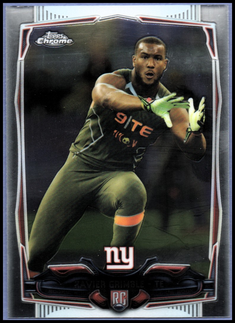 2014 Topps Chrome Football Part 1 Main Set Cards #1 to #220 - Picture 298 of 415