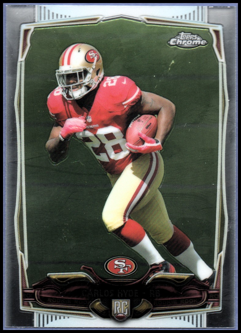 2014 Topps Chrome Football Part 1 Main Set Cards #1 to #220 - Picture 302 of 415