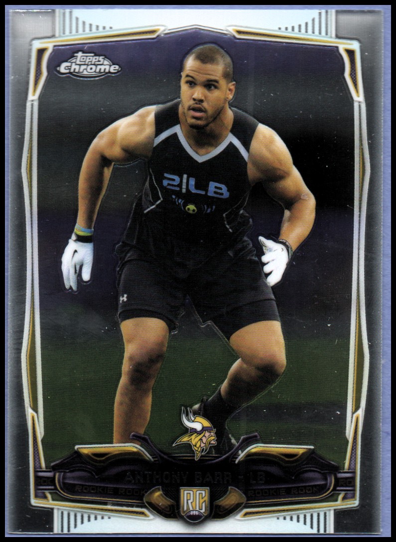 2014 Topps Chrome Football Part 1 Main Set Cards #1 to #220 - Picture 308 of 415