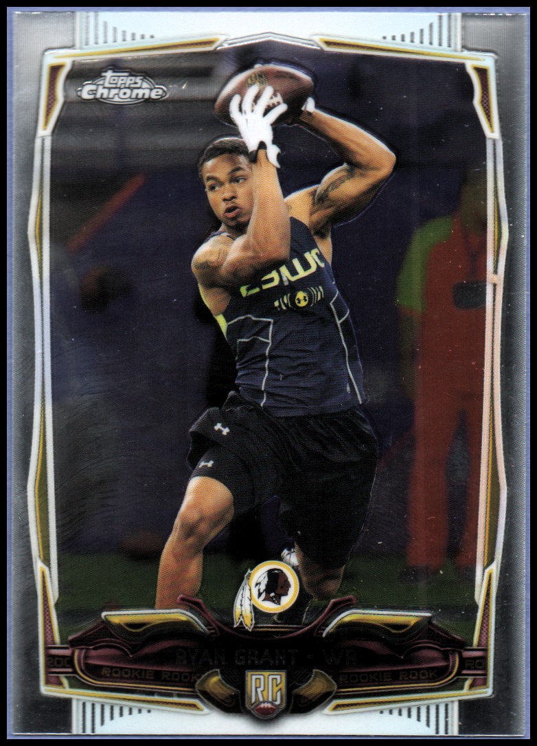 2014 Topps Chrome Football Part 1 Main Set Cards #1 to #220 - Picture 316 of 415
