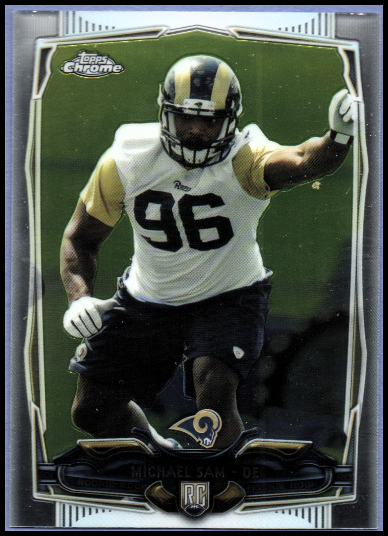 2014 Topps Chrome Football Part 1 Main Set Cards #1 to #220 - Picture 330 of 415