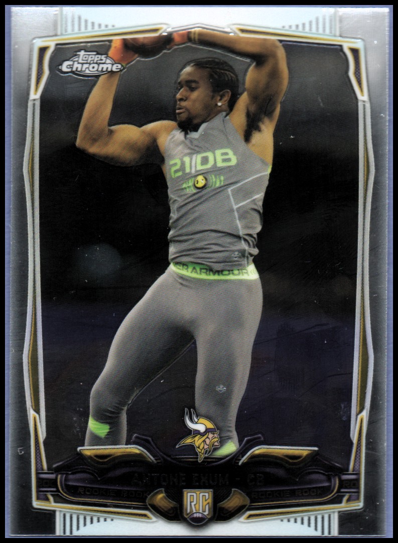 2014 Topps Chrome Football Part 1 Main Set Cards #1 to #220 - Picture 348 of 415
