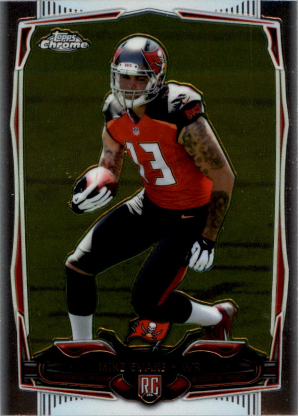 2014 Topps Chrome Football Part 1 Main Set Cards #1 to #220 - Picture 350 of 415