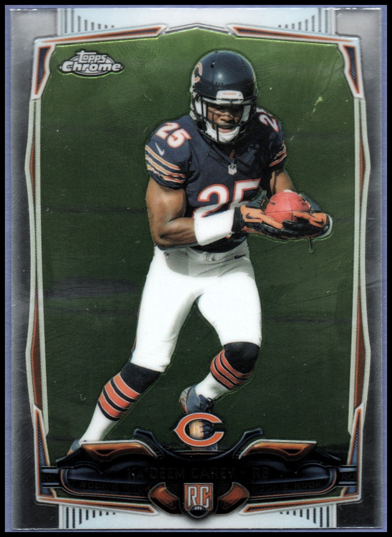 2014 Topps Chrome Football Part 1 Main Set Cards #1 to #220 - Picture 354 of 415