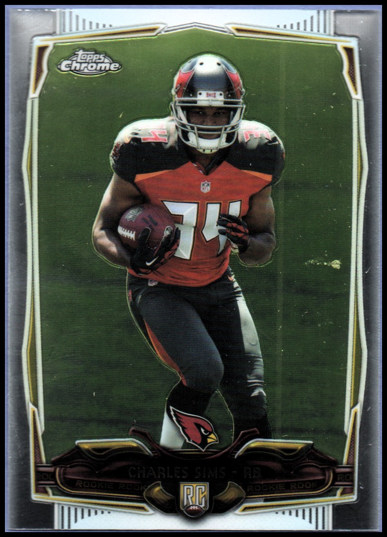 2014 Topps Chrome Football Part 1 Main Set Cards #1 to #220 - Picture 360 of 415