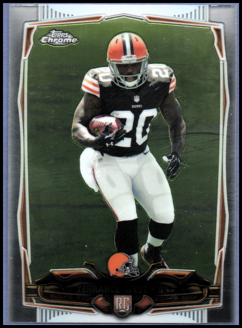 2014 Topps Chrome Football Part 1 Main Set Cards #1 to #220 - Picture 382 of 415