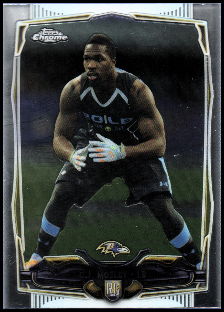 2014 Topps Chrome Football Part 1 Main Set Cards #1 to #220 - Picture 384 of 415