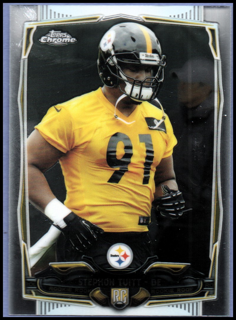 2014 Topps Chrome Football Part 1 Main Set Cards #1 to #220 - Picture 396 of 415