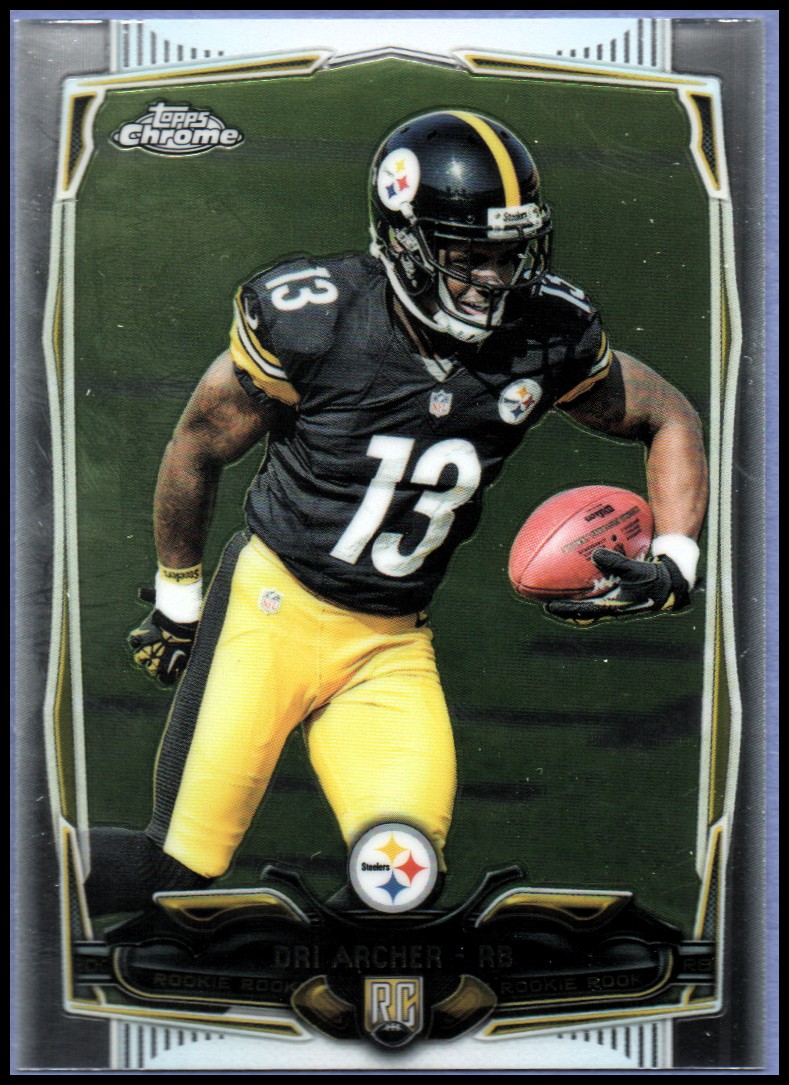 2014 Topps Chrome Football Part 1 Main Set Cards #1 to #220 - Picture 404 of 415