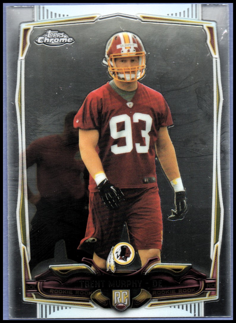 2014 Topps Chrome Football Part 1 Main Set Cards #1 to #220 - Picture 410 of 415