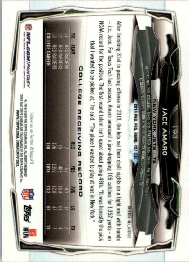 2014 Topps Chrome Football Part 2 Refractors Parallel Cards - Picture 16 of 233