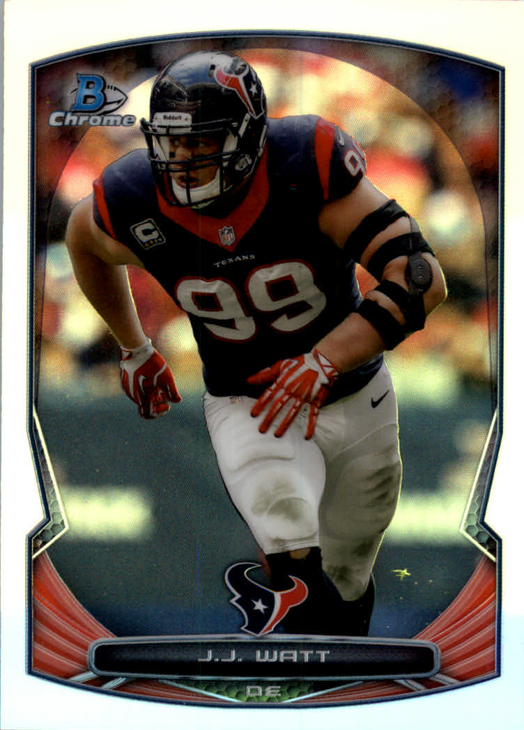2014 Bowman Chrome Football Part 2 Parallel Refractors Cards - Picture 80 of 157
