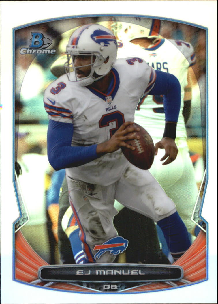 2014 Bowman Chrome Football Part 2 Parallel Refractors Cards - Picture 82 of 157