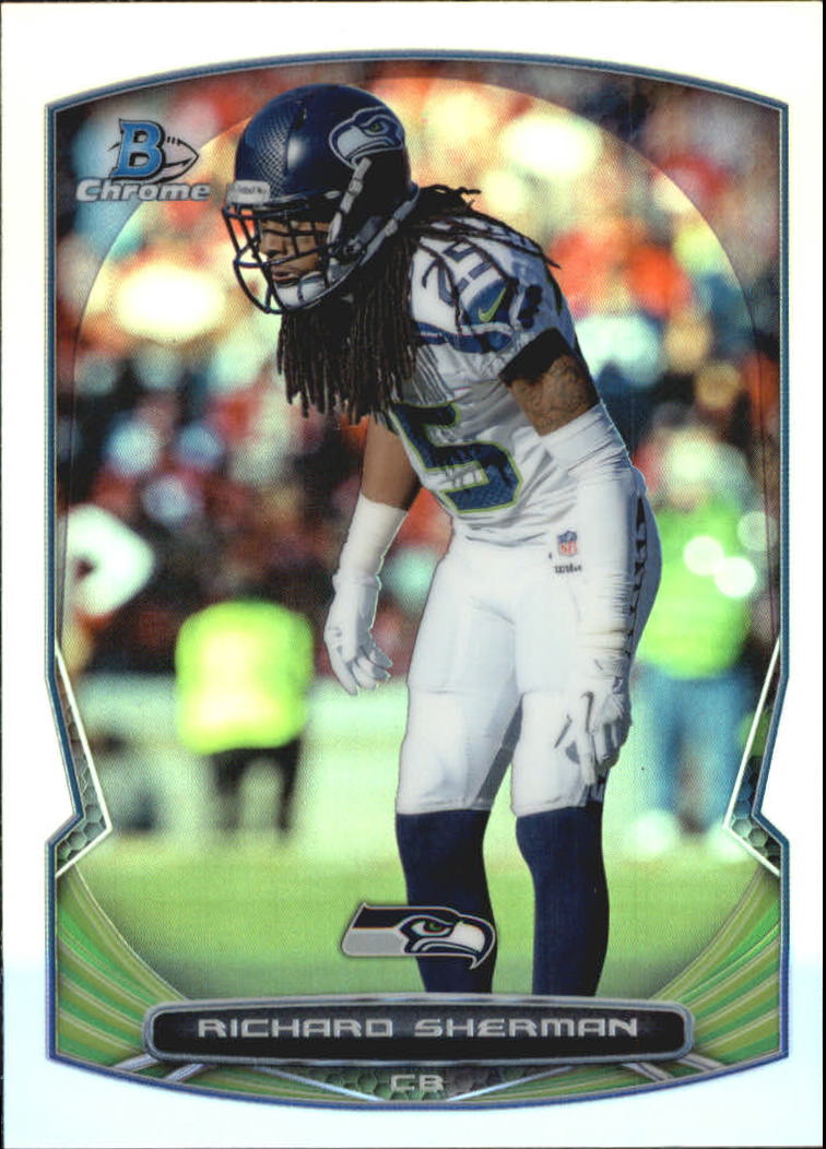 2014 Bowman Chrome Football Part 2 Parallel Refractors Cards - Picture 88 of 157