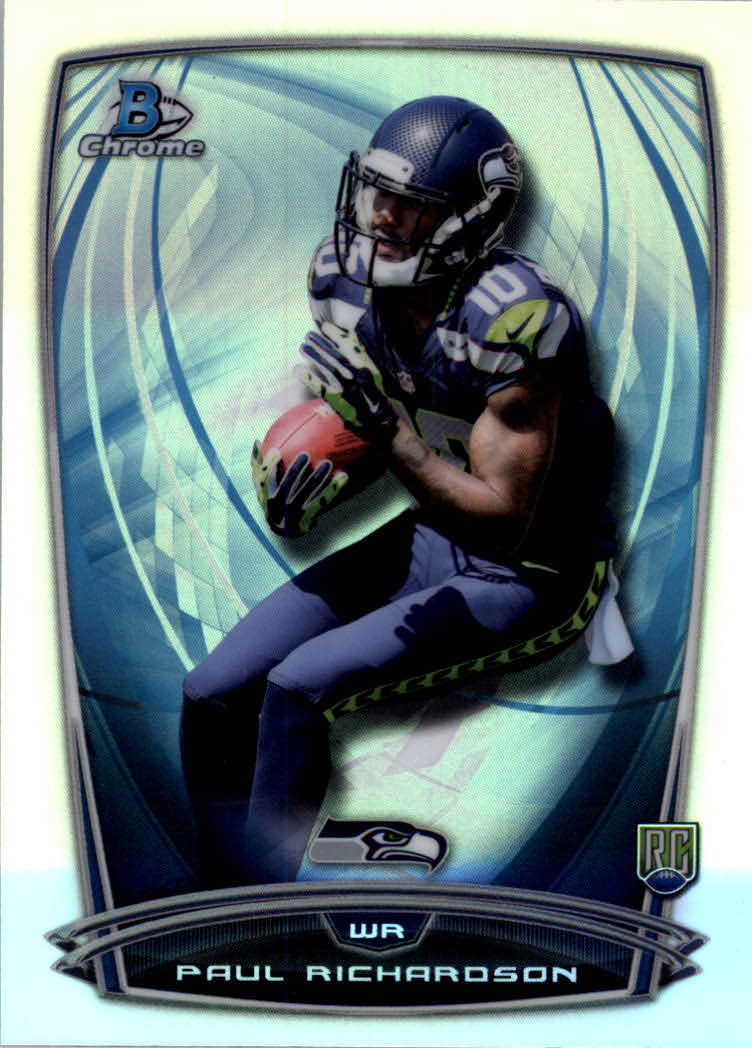 2014 Bowman Chrome Football Part 2 Parallel Refractors Cards - Picture 140 of 157