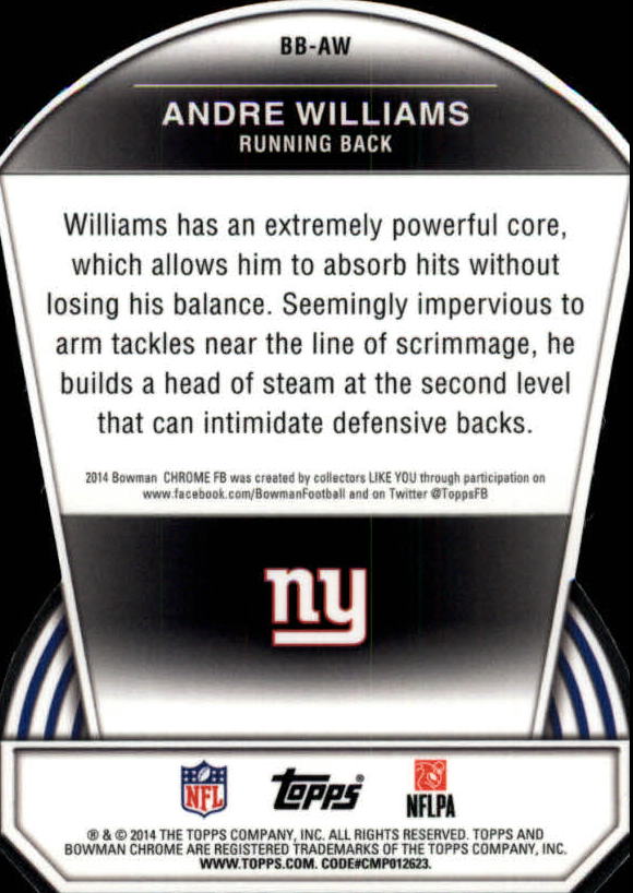 2014 Bowman Chrome Football Part 3 Insert and Rookie Autograph Cards - Picture 4 of 90