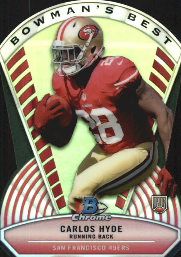 2014 Bowman Chrome Football Part 3 Insert and Rookie Autograph Cards - Picture 10 of 90