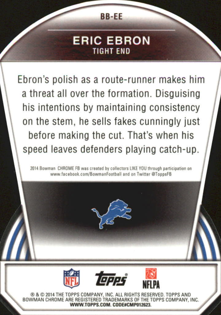 2014 Bowman Chrome Football Part 3 Insert and Rookie Autograph Cards - Picture 18 of 90