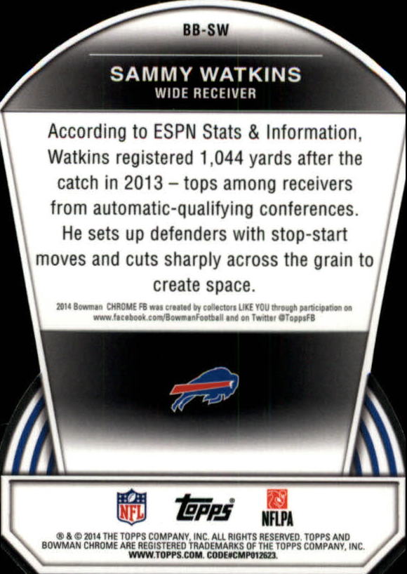 2014 Bowman Chrome Football Part 3 Insert and Rookie Autograph Cards - Picture 31 of 90