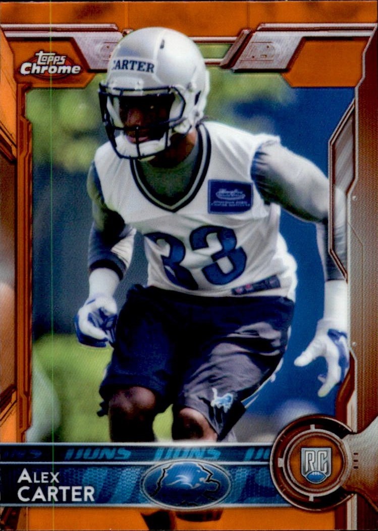 2015 Topps Chrome Football Orange Refractors #101-198 - Choose Your ...