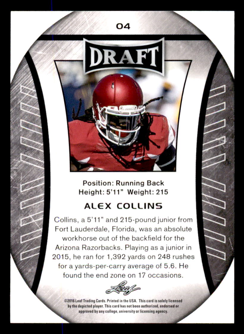 2016 Leaf Draft Football Card Pick