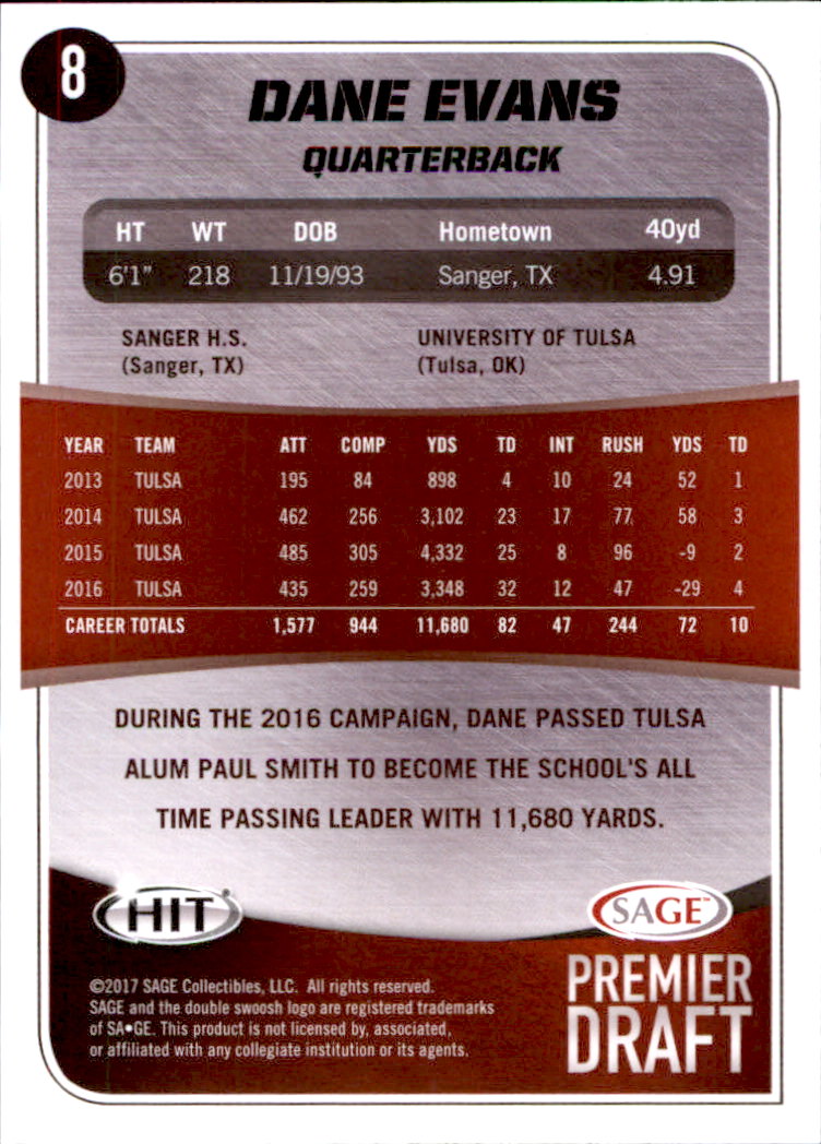 2017 SAGE HIT Premier Draft YOU PICK - Picture 13 of 149