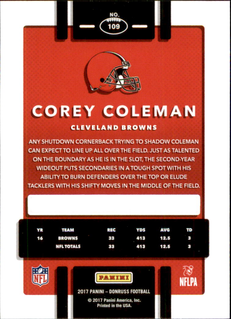 2017 Donruss Football 101-200 You Pick - Picture 18 of 119