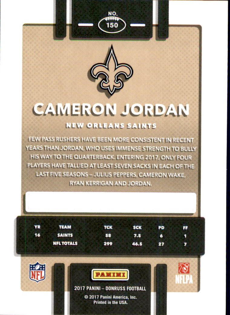 2017 Donruss Football 101-200 You Pick - Picture 61 of 119
