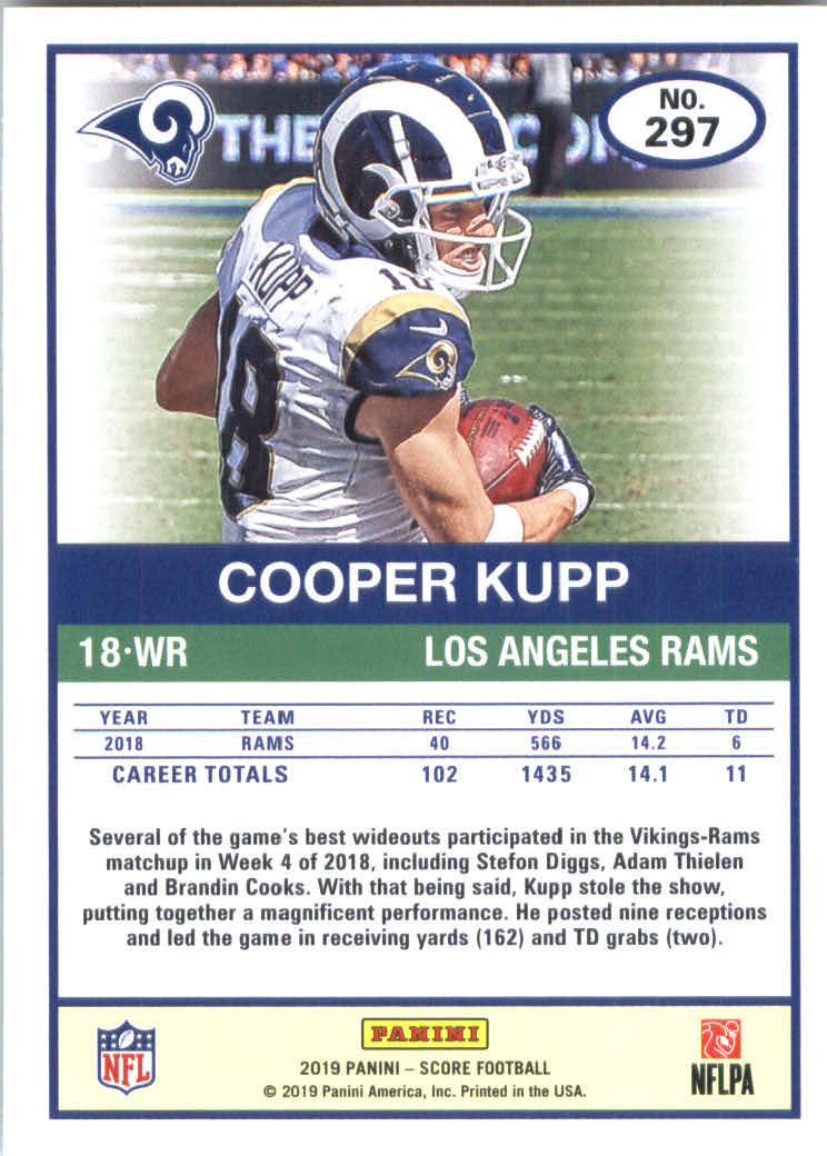 2019 Score Football Cards 251 440 Rookies A4140 You Pick 10 2019 Score Football Cards 251 440 Rookies A4140 You Pick 10
