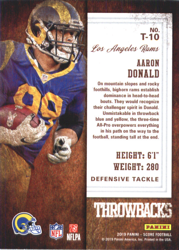 2019 Score Football Insert +Parallel Cards (A4140) You Pick 10