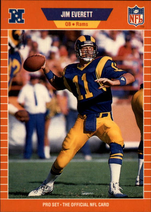 1989 Pro Set Football "Main Set" Cards #1 to #250 Rookies and Veterans - Picture 390 of 493