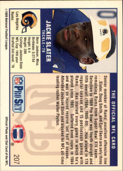 1989 Pro Set Football "Main Set" Cards #1 to #250 Rookies and Veterans - Picture 407 of 493