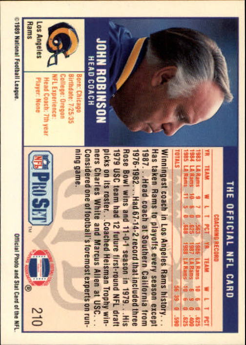 1989 Pro Set Football "Main Set" Cards #1 to #250 Rookies and Veterans - Picture 413 of 493