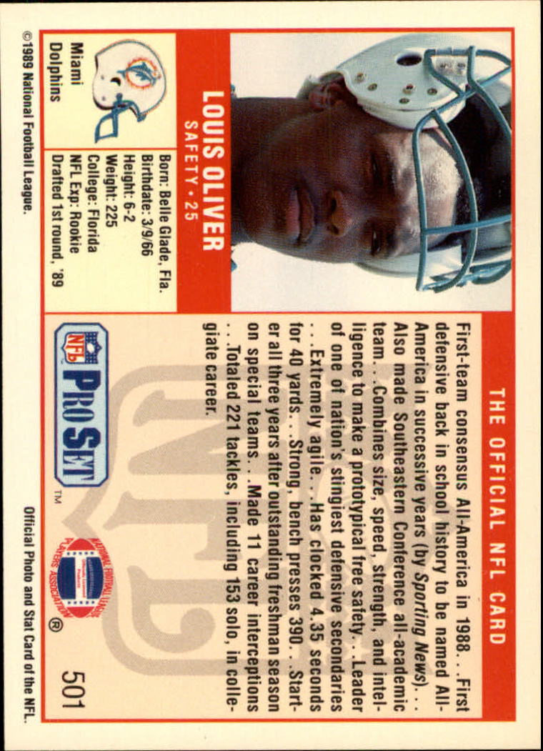 1989 Pro Set Football Card Pick 483-561 - Bild 33 von 145