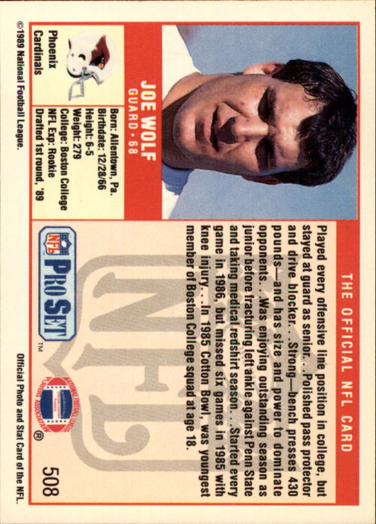 1989 Pro Set Football Card Pick 483-561 - Bild 47 von 145