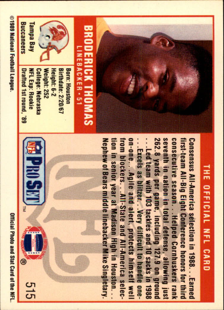 1989 Pro Set Football Card Pick 483-561 - Bild 61 von 145