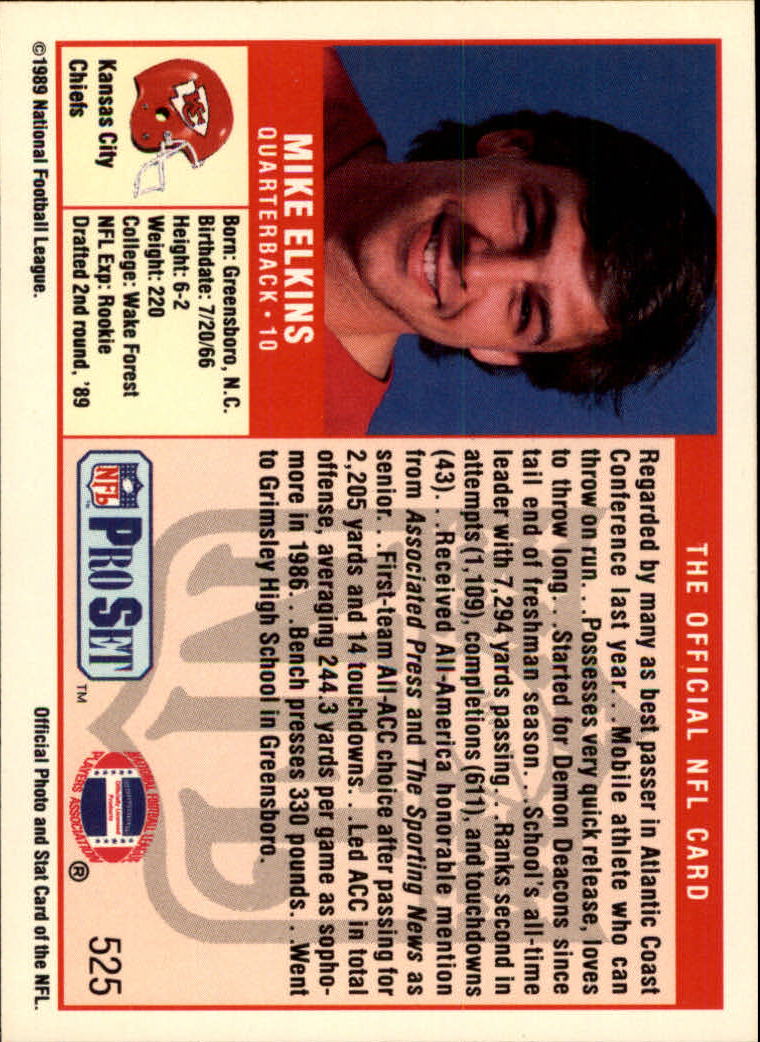 1989 Pro Set Football Card Pick 483-561 - Bild 81 von 145