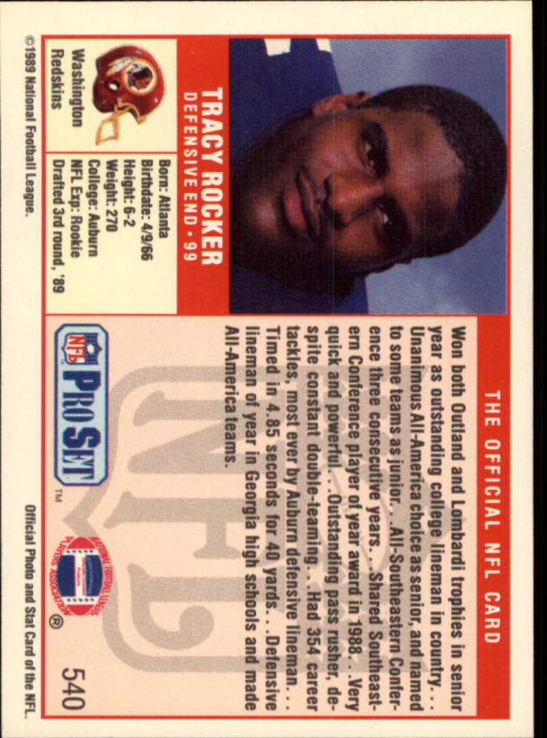 1989 Pro Set Football Card Pick 483-561 - Bild 109 von 145