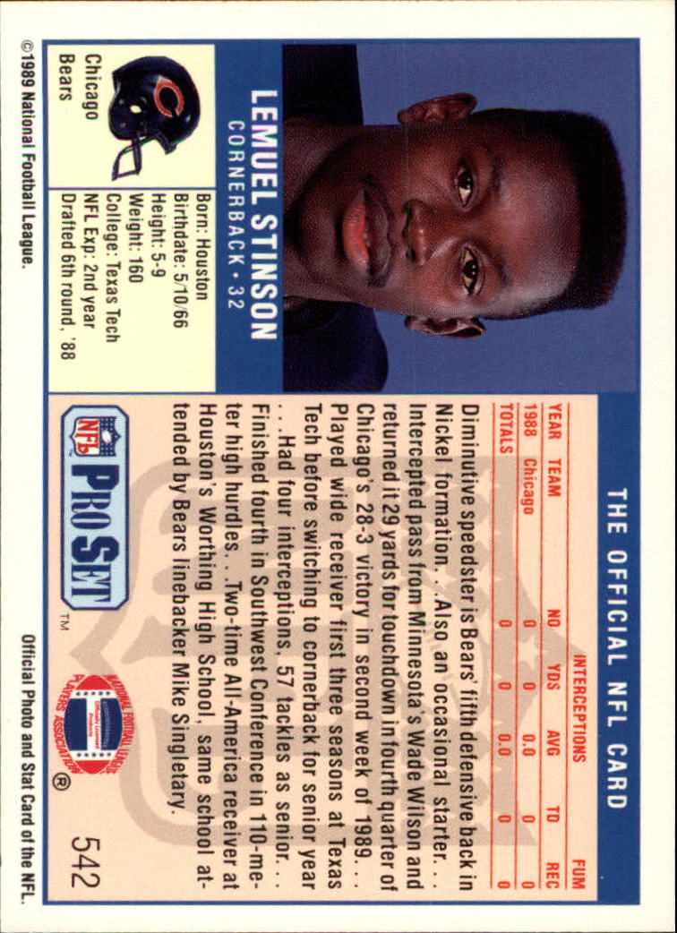 1989 Pro Set Football "Main Set" Cards #500 to #561 Rookies and Veterans - Picture 85 of 123
