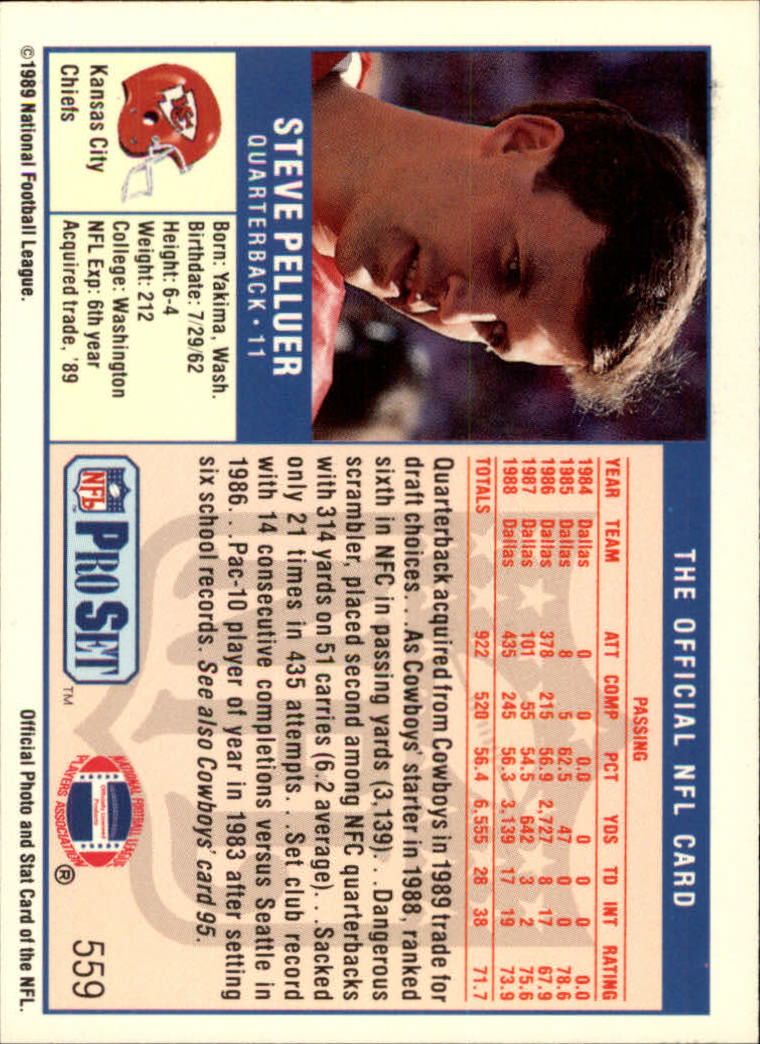 1989 Pro Set Football Card Pick 483-561 - Bild 141 von 145