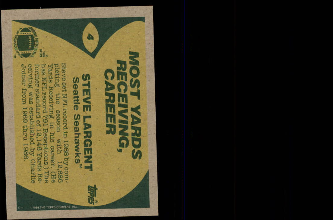 1989 Topps Football "Main Set" Cards #1 to #200 Rookies and Veterans - Picture 9 of 387