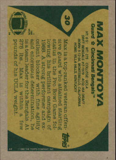 1989 Topps Football "Main Set" Cards #1 to #200 Rookies and Veterans - Picture 57 of 387