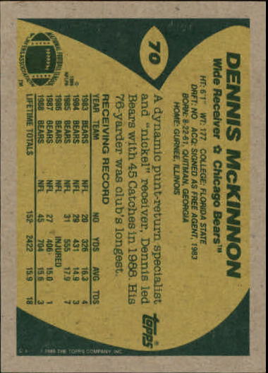 1989 Topps Football "Main Set" Cards #1 to #200 Rookies and Veterans - Picture 131 of 387