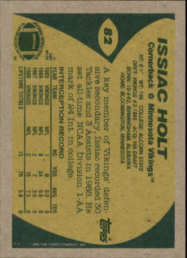 1989 Topps Football "Main Set" Cards #1 to #200 Rookies and Veterans - Picture 155 of 387