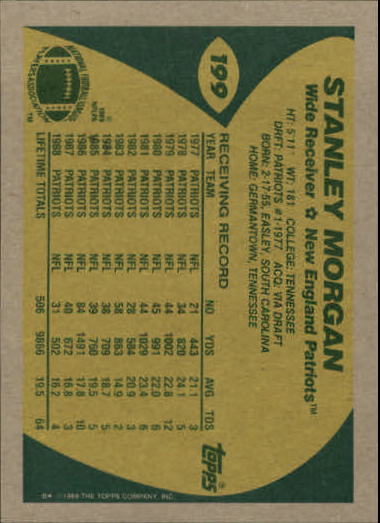 1989 Topps Football "Main Set" Cards #1 to #200 Rookies and Veterans - Picture 385 of 387