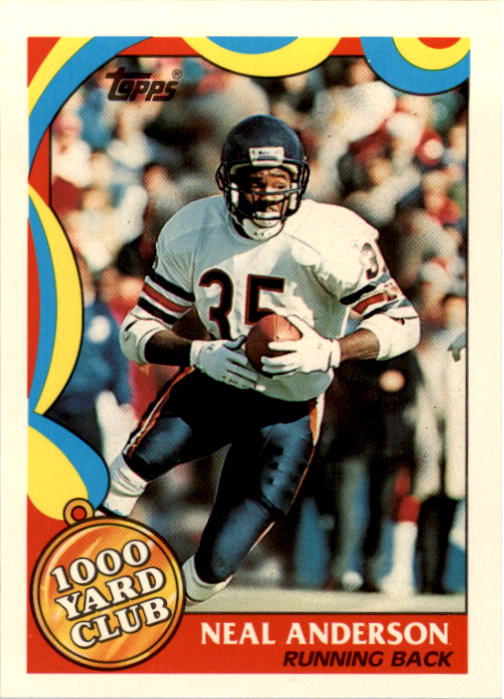 1989 Topps Football "1000 Yard Club" Insert Cards - Picture 28 of 47