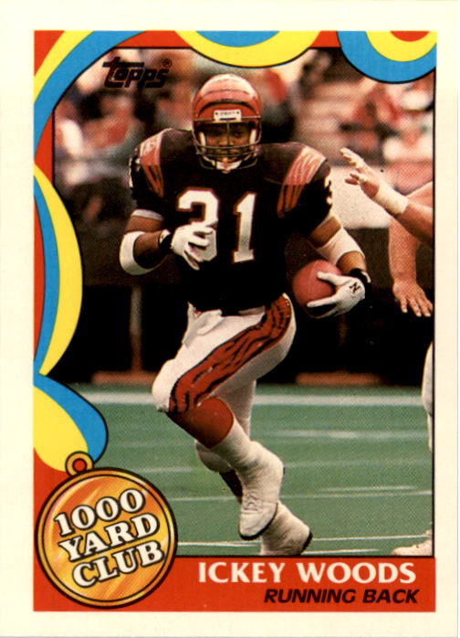 1989 Topps Football "1000 Yard Club" Insert Cards - Picture 38 of 47